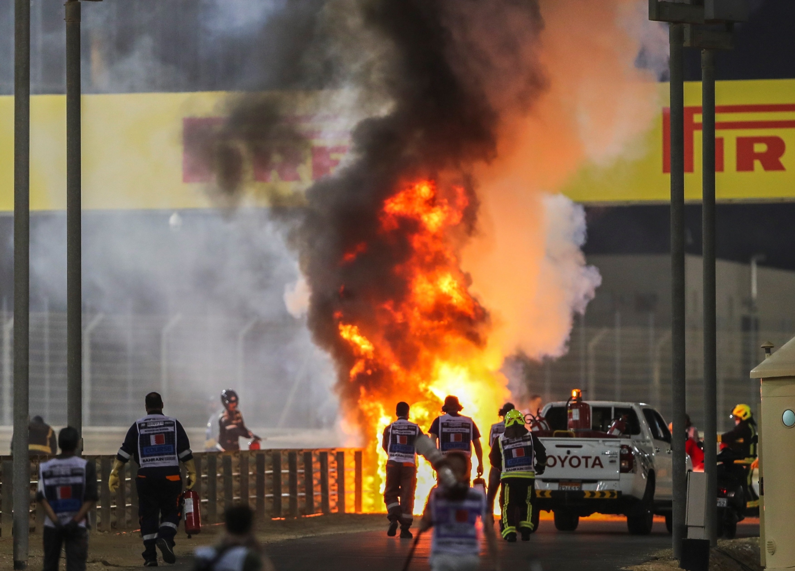 Accidente de Grosjean en F1